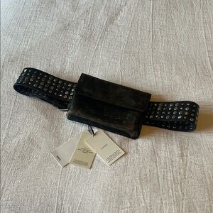 Mango Leather belt bag